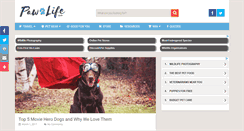 Desktop Screenshot of pawlife.com